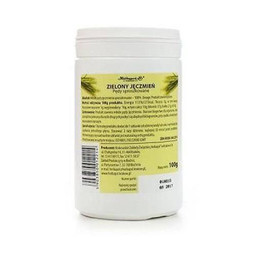 Miniaturka artykułu - Zielony Jęczmień Pędy zioła - 100 g (28313)