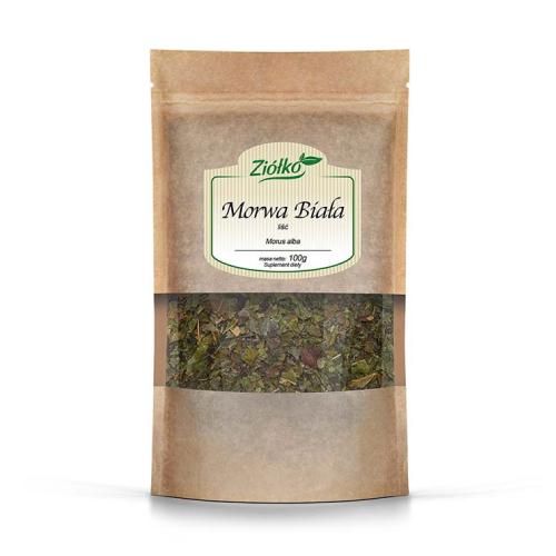 Miniaturka artykułu - ZI&Oacute;ŁKO Morwa Biała liść, 100g