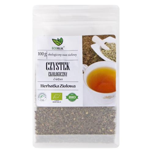 Miniaturka artykułu - EcoBlik Czystek ekologiczny Herbatka ziołowa, 100 g