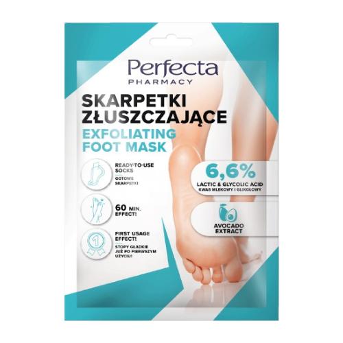 Miniaturka artykułu - Perfecta Pharmacy Skarpetki złuszczające do st&oacute;p, 1 szt.
