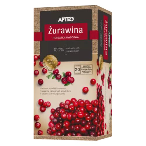 Miniaturka artykułu - Żurawina APTEO, 20 saszetek