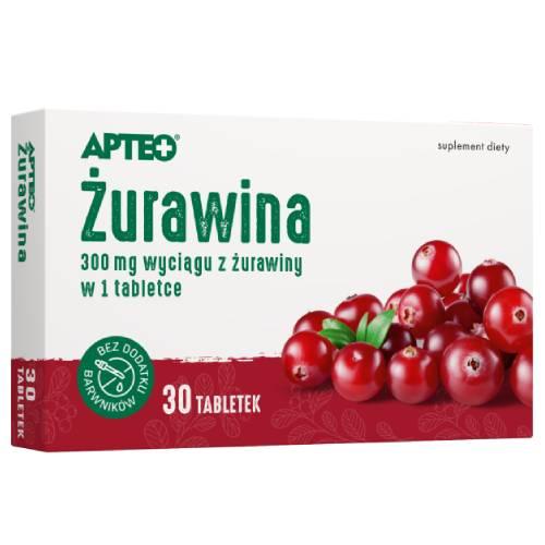 Miniaturka artykułu - APTEO Żurawina, 30 tabletek