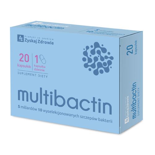 Miniaturka artykułu - ZYSKAJ ZDROWIE MultiBactin, 20 kapsułek