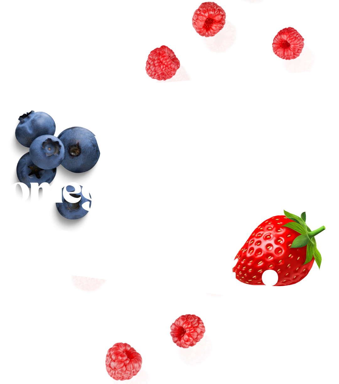 a black background with blue text